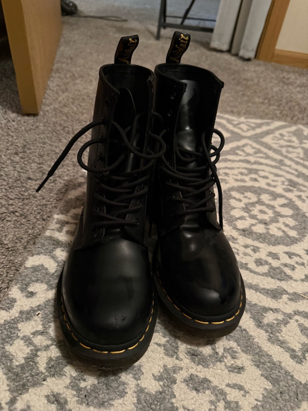 Dr. Martens Black Lace Up Boots